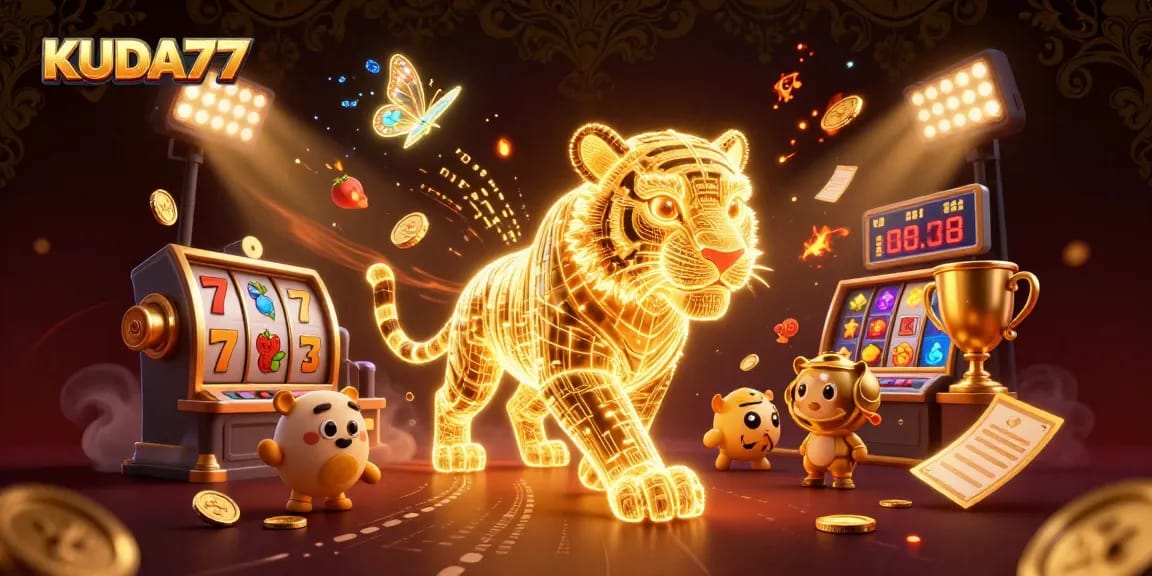 Permainan slot menarik di KUDA77 dengan grafis yang memukau dan elemen dinamis untuk pengalaman mendebarkan.