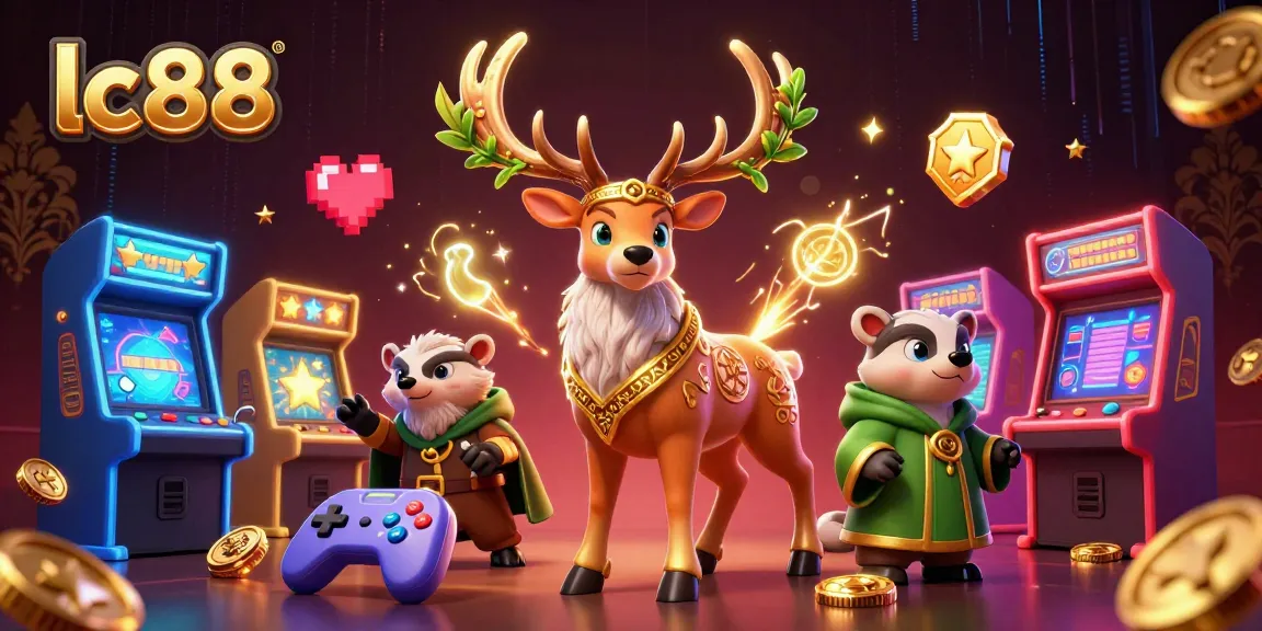 Engage in thrilling games at lc88, where a mystical stag and clever badger guide your fortunes.