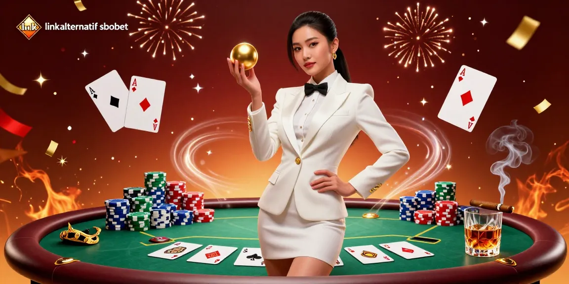 Experience the thrill of 'link alternatif sbobet' with vibrant casino elements and dynamic betting action.