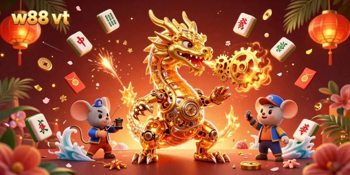 Cá cược tại w88 vt cùng rồng vàng huyền bí và cỗ máy vàng mang tới cơ hội chiến thắng lớn.