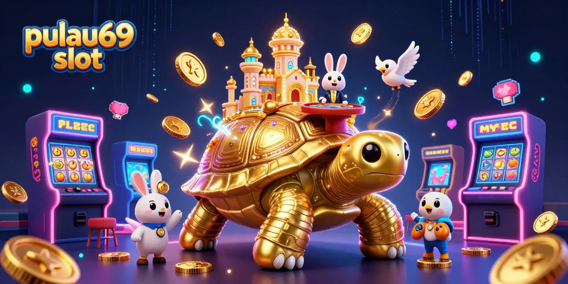 Experience pulau69 slot magic with a golden tortoise casino and dynamic game elements.