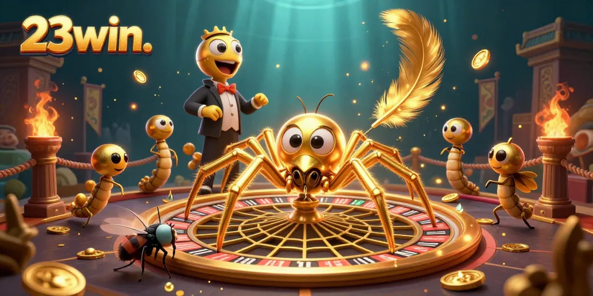 Engage in thrilling gameplay with 23win. as the spider spins a roulette wheel of opportunities.
