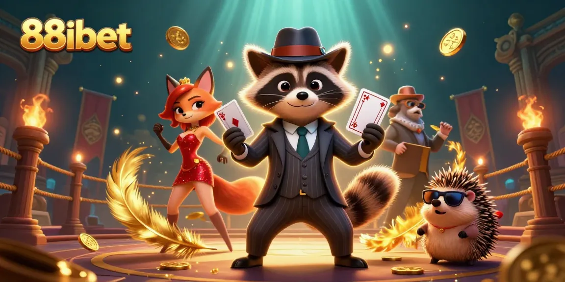 Experience exciting gaming action with 88ibet's lively 3D casino scene, featuring dynamic characters and vibrant elements.