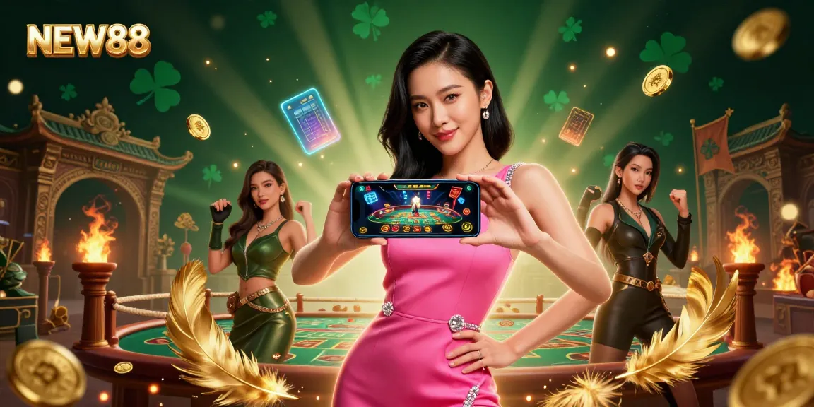 Experience the thrill of NEW88 with dynamic live dealer games in an exhilarating casino atmosphere.