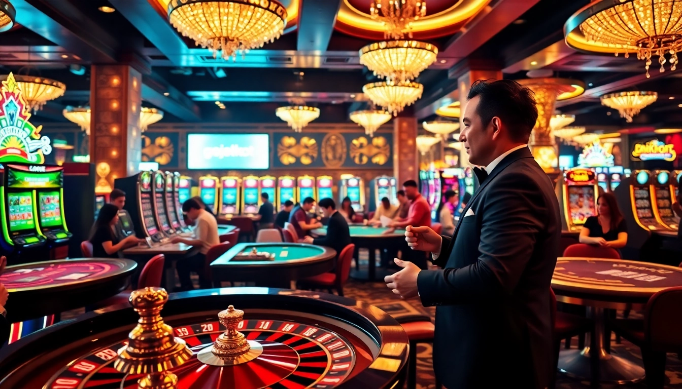 Experience the thrill of winning at Gojekpot with vibrant casino visuals and exciting gameplay.