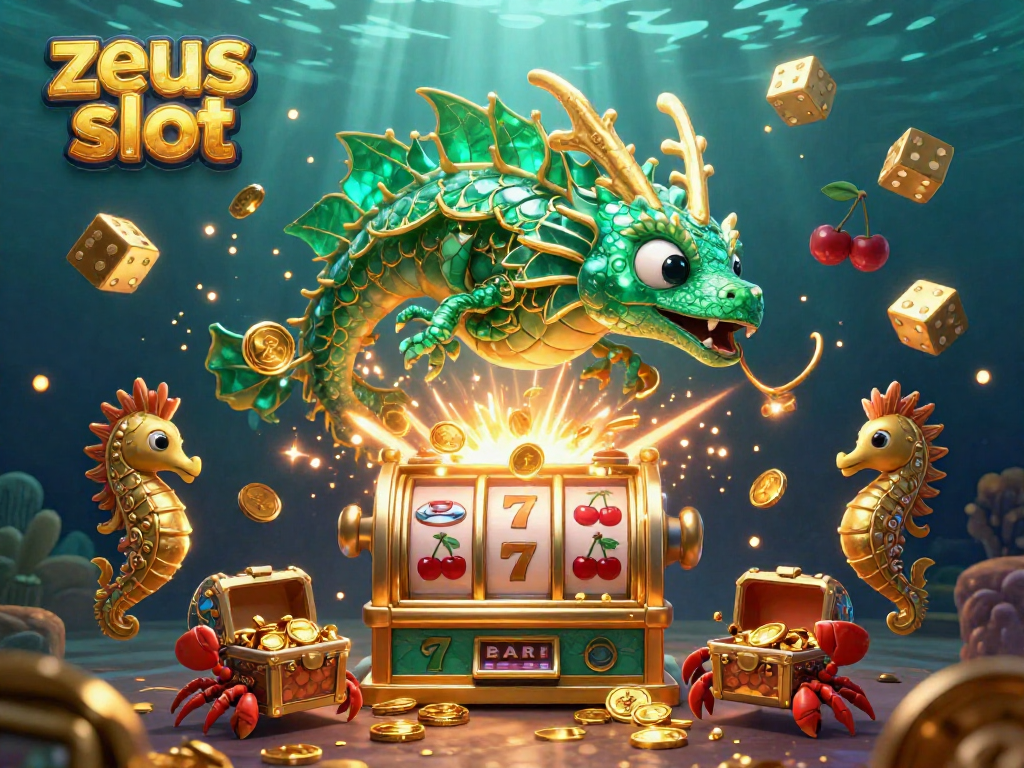 Experience zeus slot excitement with vibrant scenes of golden treasures and animated jackpot symbols.