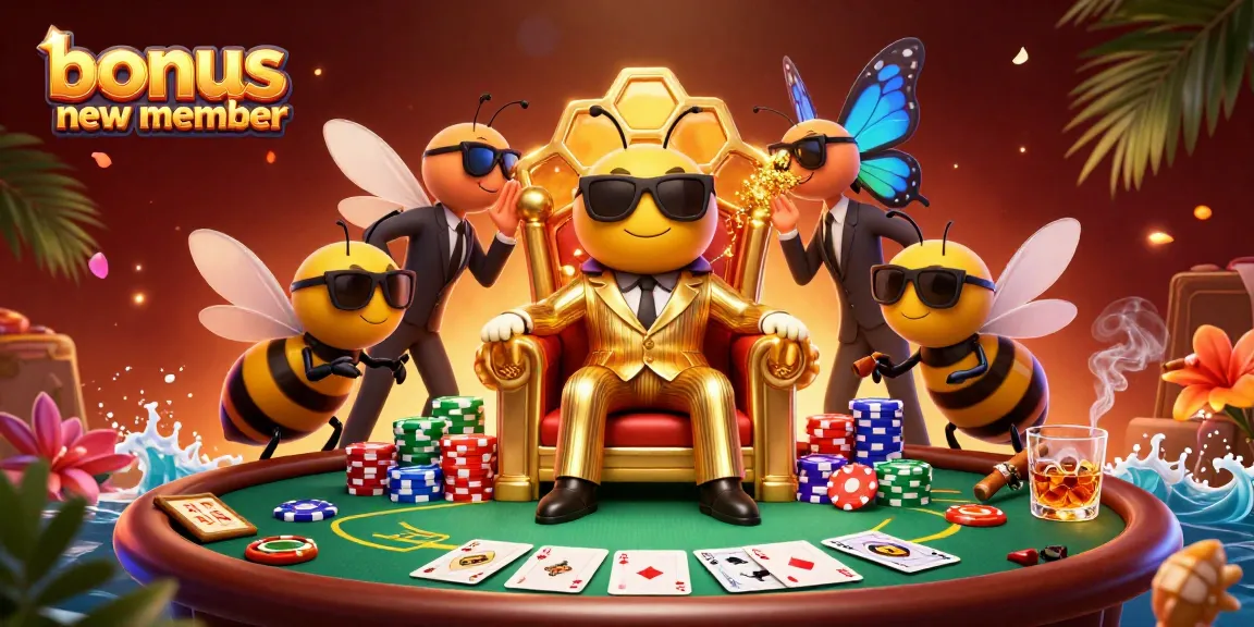 Engage with the thrilling bonus new member offers at our vibrant casino illustration featuring exciting poker elements.