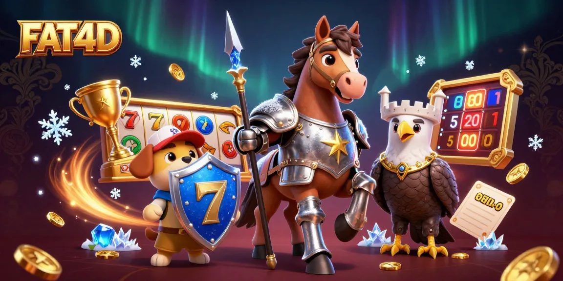 Engage with FAT4D for thrilling slot gaming experiences illuminated by dynamic visuals and vibrant elements.
