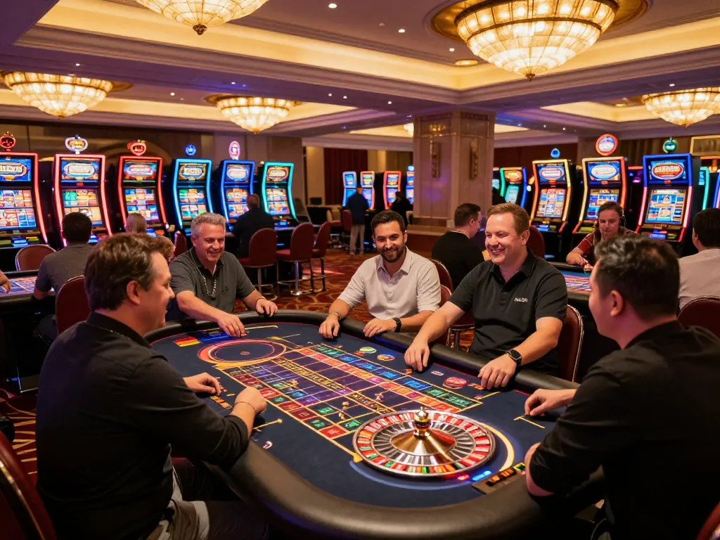 Players at DH88’s roulette table experiencing the thrill of live casino gaming.
