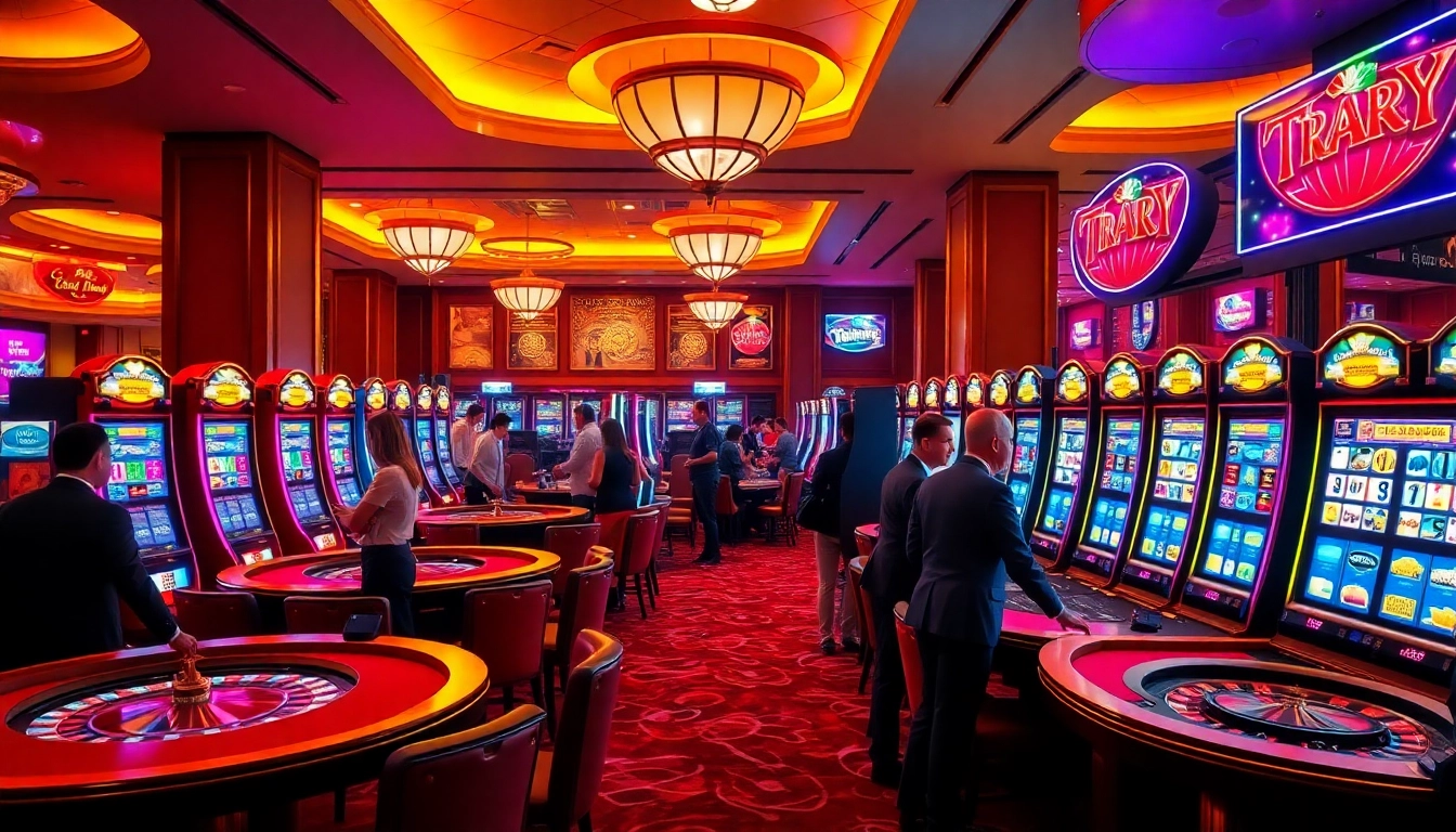 Exciting gaming experience at Batman138 slot games with vibrant casino atmosphere.
