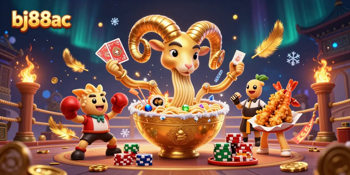 Experience the excitement of bj88ac with a vibrant 3D casino illustration showcasing interactive characters.