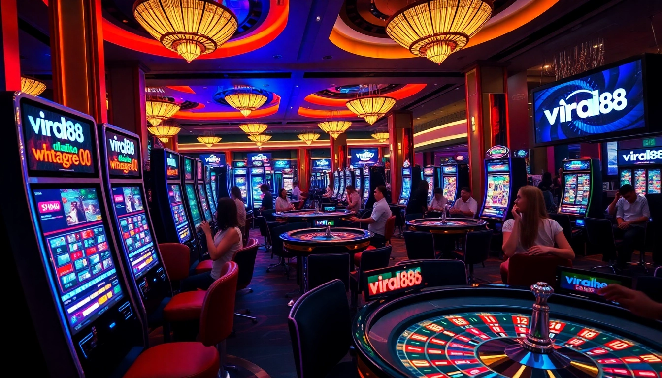 Experience the thrill of winning at viral88 with vibrant casino games and eager players.