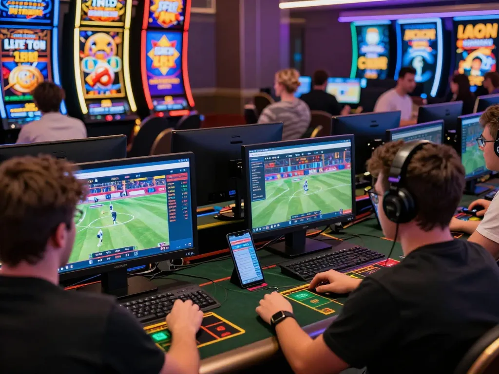 Engaged players enjoying live betting and games at gi8 online platform