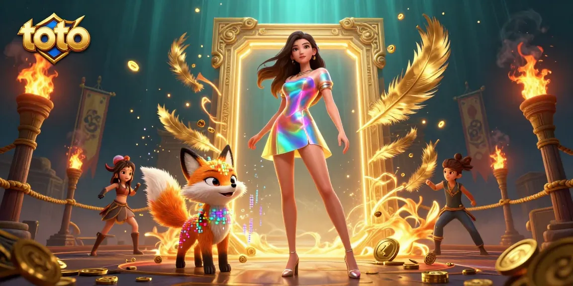 Spin with toto in this vibrant, immersive casino scene filled with dynamic gaming elements.