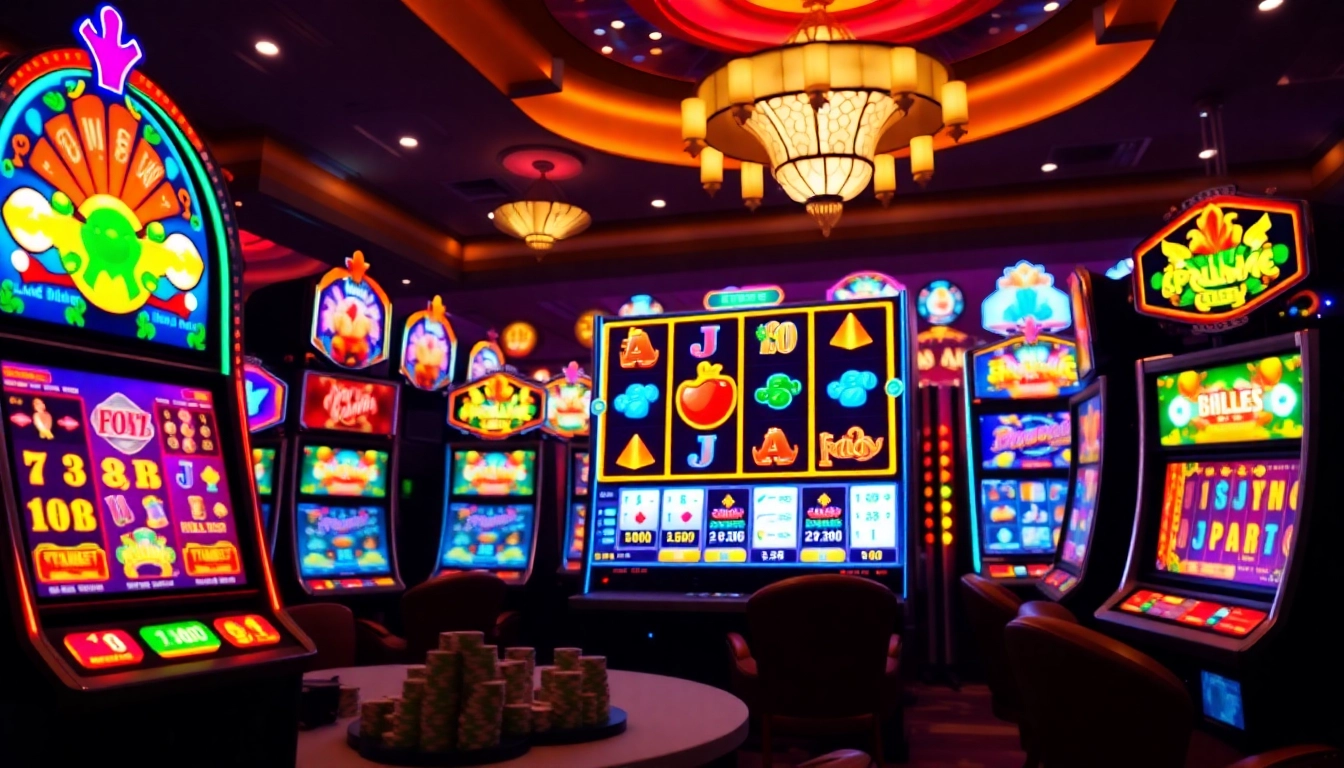 Experience excitement with slot online gameplay at vibrant casino machines