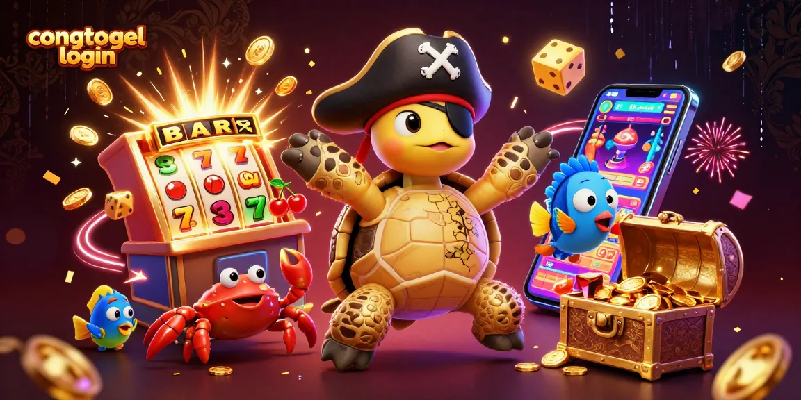 Experience the excitement of gaming with congtogel login, featuring an immersive casino scene with vibrant characters.