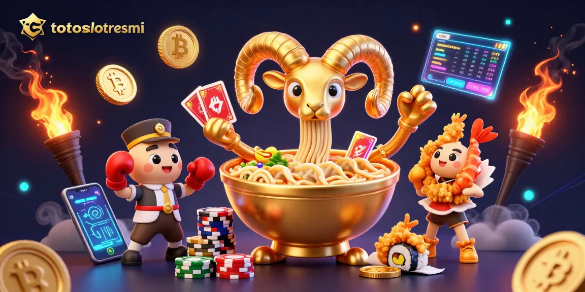 Engage in thrilling gameplay with totoslotresmi showcasing vibrant casino characters and crypto elements in a dynamic scene.