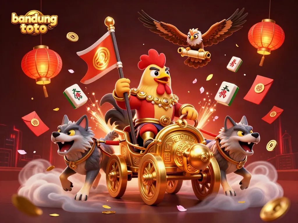 Engage with bandung toto in an exciting 3D warlord casino scene featuring dynamic gambling elements.