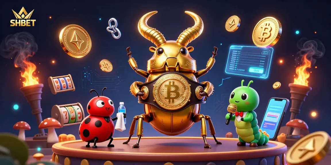 Experience thrilling SHBET games with vibrant characters and glowing casino elements.