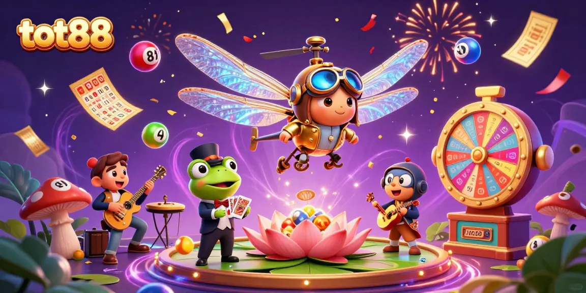 Engage with tot88's vibrant lottery scene featuring dynamic characters and exciting game elements.