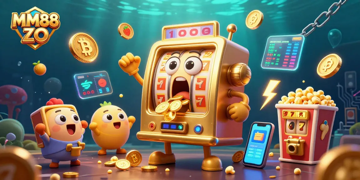 Experience MM88 ZO's thrilling slot action with vibrant cartoon characters celebrating big wins.