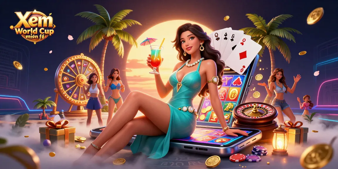 Xem World Cup miễn phí with exciting slot games and a glamorous tropical casino atmosphere.