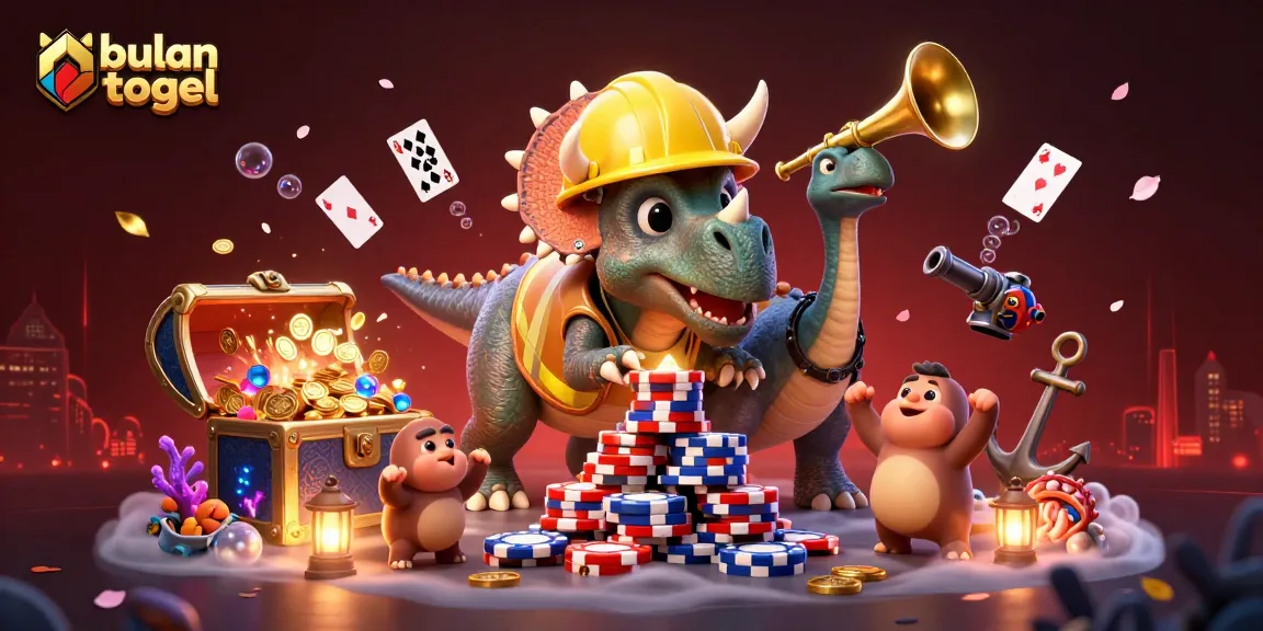 Bulan togel celebrates big wins with colorful characters celebrating in a dynamic casino scene.
