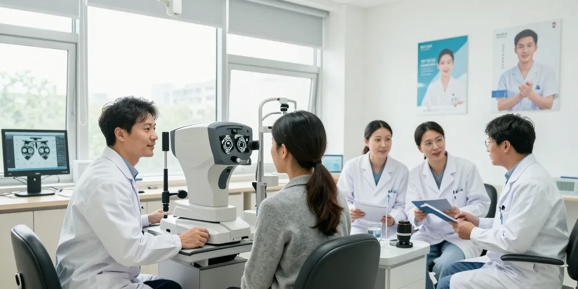 Patient receiving personalized eye care treatment at snuseoul SNU Eye Clinic.