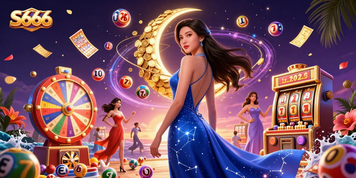 Engage in thrilling wins and excitement at S666 with dynamic lottery balls and rich casino game visuals.