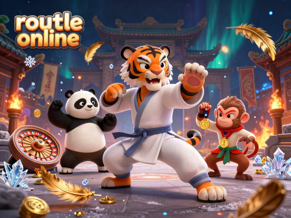 Experience the thrill of roulette online with vibrant 3D characters and dynamic gaming elements.