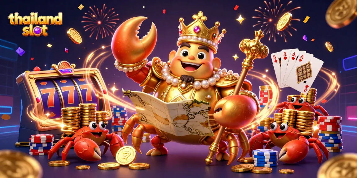 Engage with thrilling thailand slot games showcasing 3D characters surrounded by sparkling coins and vibrant animations.