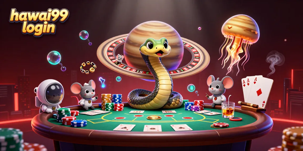 Engage with hawai99 login as astronaut mice bet on the cosmic roulette.