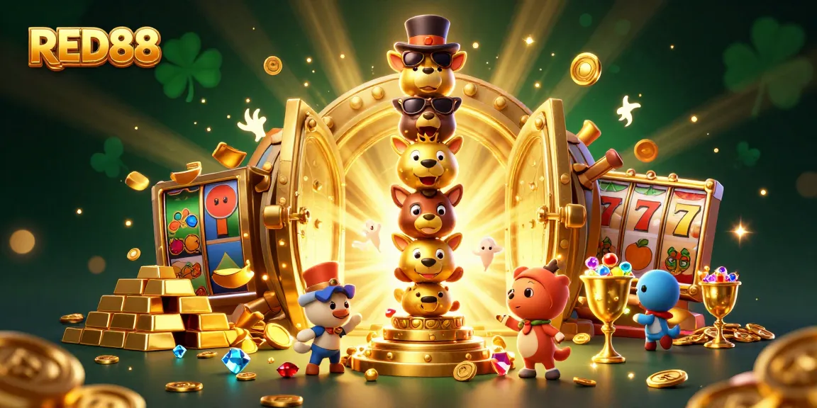 Join the excitement at RED88 with vibrant slot reels, golden treasures, and dynamic casino fun.