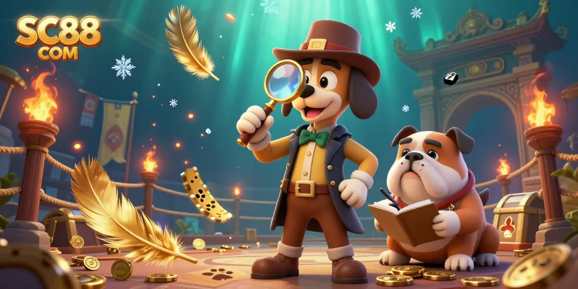 Examine winning strategies at SC88 COM in an engaging, vibrant casino scene full of treasures.