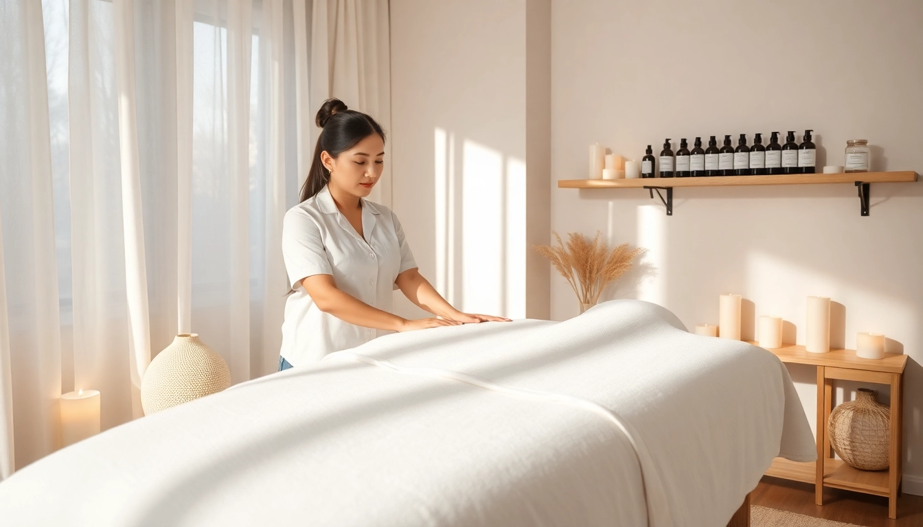 Experience peaceful 평택출장마사지 service in a tranquil home setting.