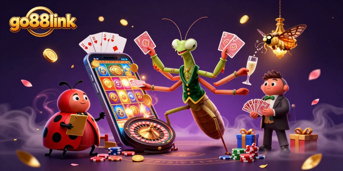 Experience exciting gaming at go88link with a vibrant casino scene showcasing enjoyment and games.