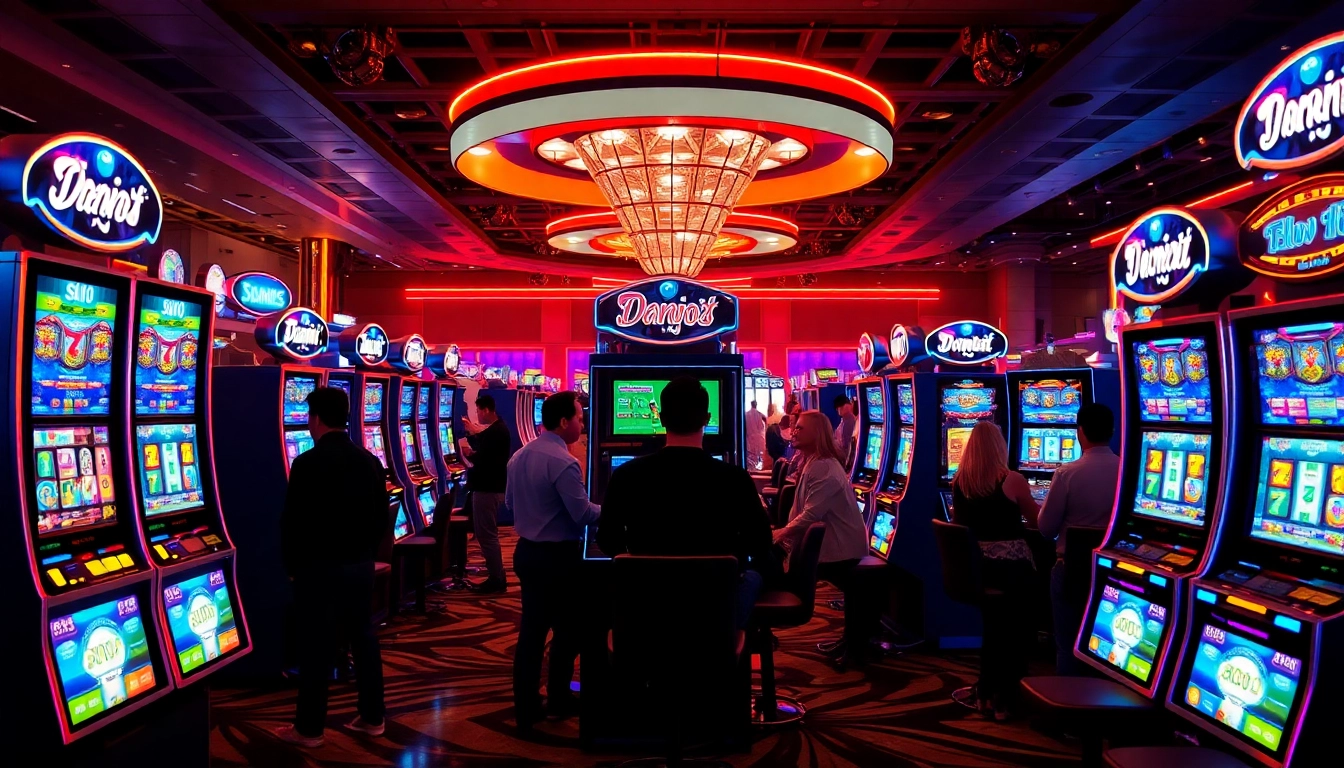 Menangkan di Slot Dana dengan mesin slot mengkilap yang menarik perhatian di kasino.