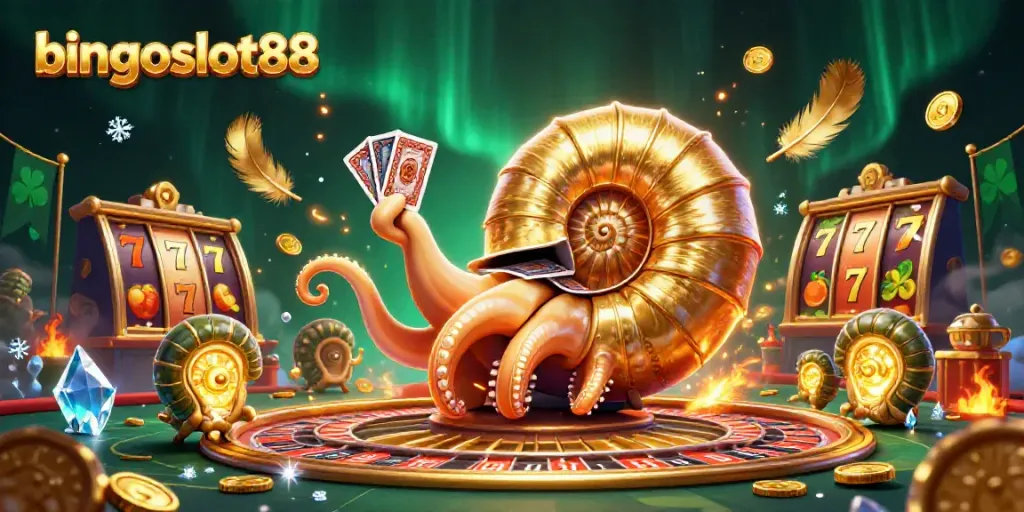 Menangkan jackpot dengan bingoslot88 dalam ilustrasi kasino 3D yang spektakuler.