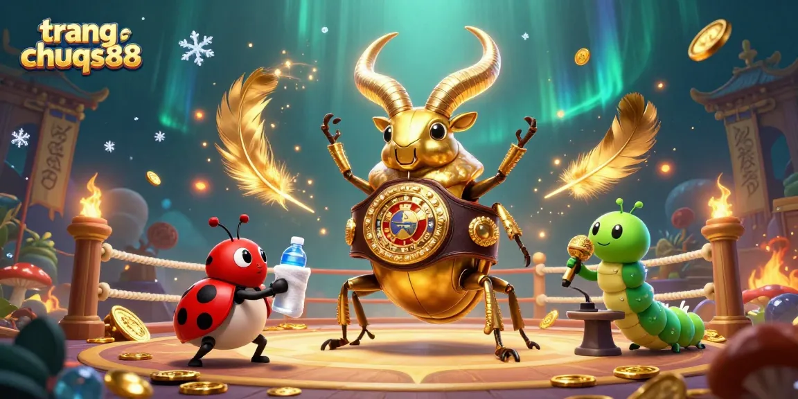 Discover action-packed excitement at trang chu qs88 with a golden stag beetle and friends.