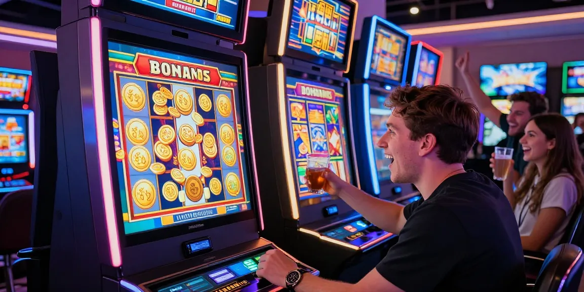 Engaging ambiance at Crown Northhill's online casino showcasing players enjoying bonus buy slots with lively atmosphere.