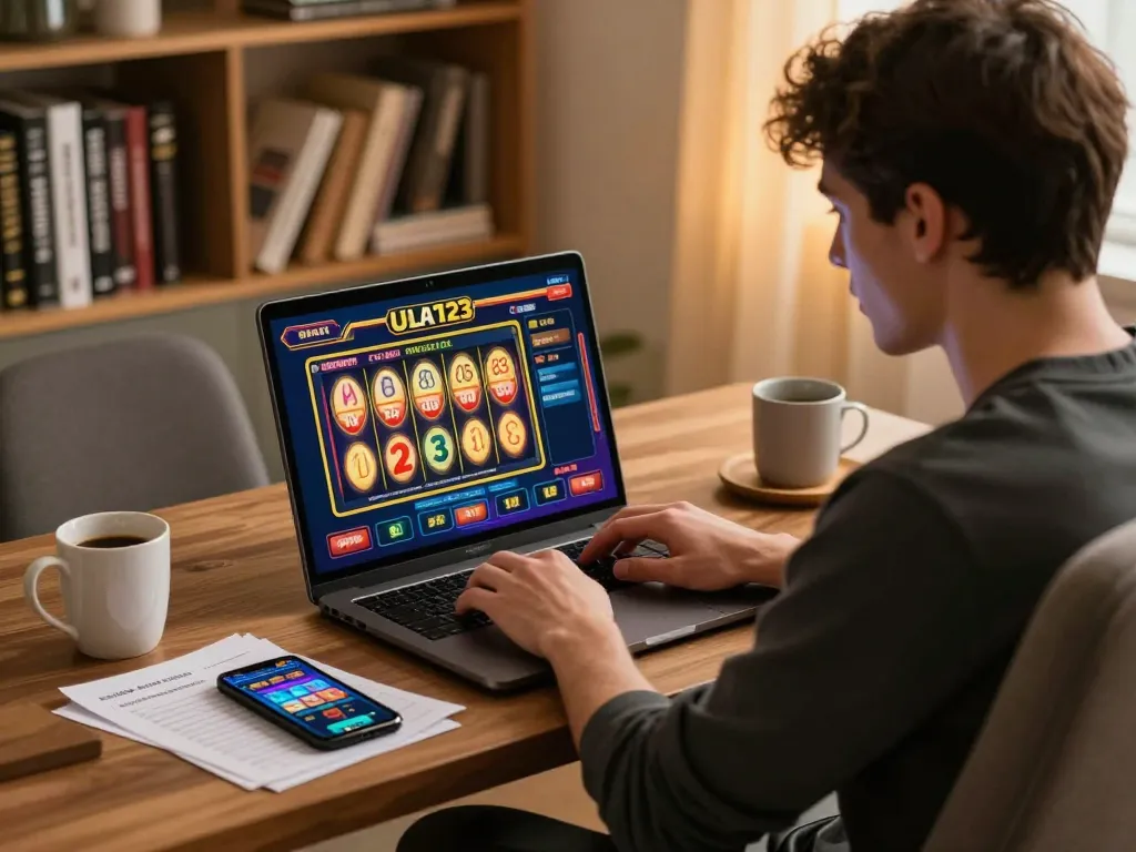 Pemain yang terlibat mengalami keseruan slot online Ulat123 dari pengaturan rumah yang nyaman.