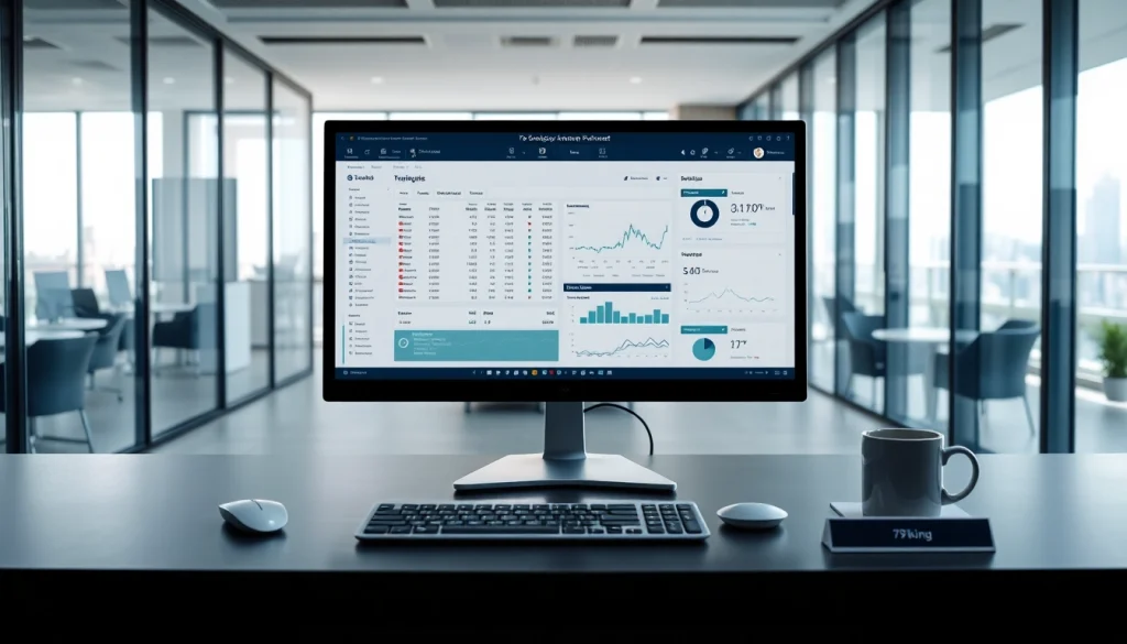 79king hn online betting dashboard in a modern, secure office setting