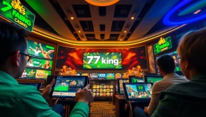 Escena de apuestas en línea atractiva con 79king hn, mostrando opciones de juego dinámicas.