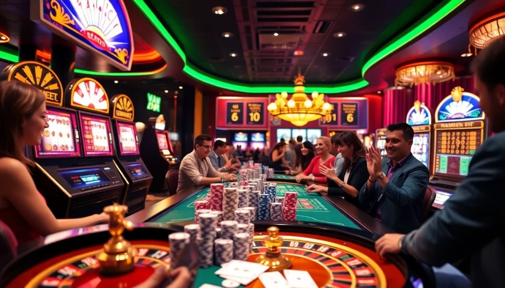 Experience thrilling gameplay at xx88 with vibrant slot machines and poker tables.