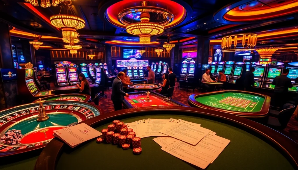 Experience the thrill of gaming at xx88 com's vibrant casino tables, filled with excitement.