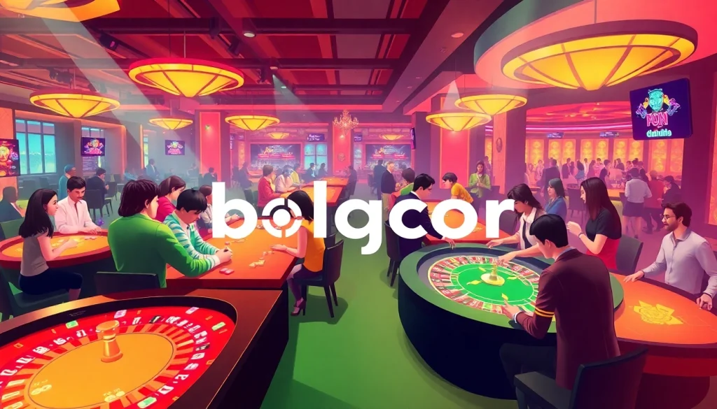 Experience the excitement of bolagacor's online gambling with vibrant live casino games.