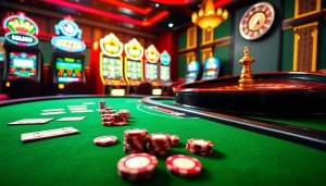 Experience the excitement of gambling at RR88 with vibrant casino visuals and dynamic gameplay.