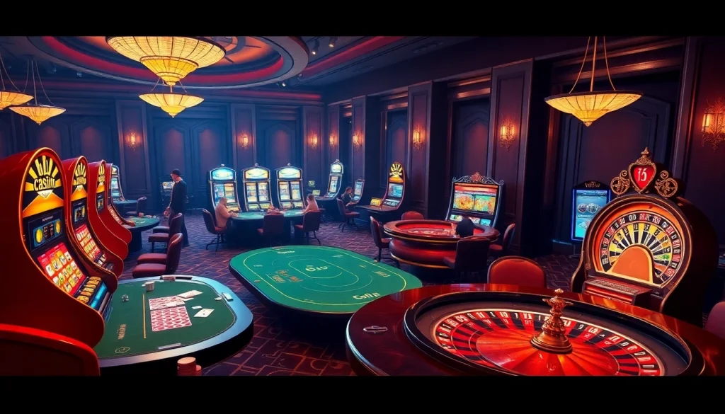 Experience thrilling gameplay at link 88i with vibrant slot machines and engaging poker tables.