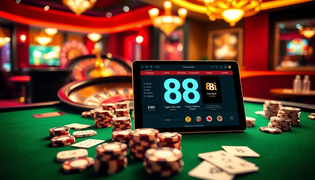 Experience thrilling casino action with 88i, featuring poker, roulette, and more!