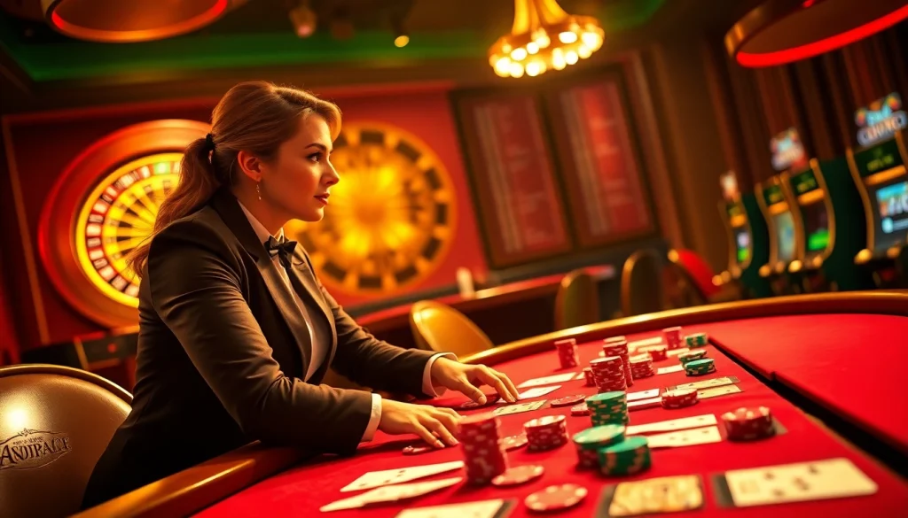 שחקנים נהנים מפוקר ורולטה בהימורים גבוהים בקזינו תוסס, לוכדים את מהות Stake.